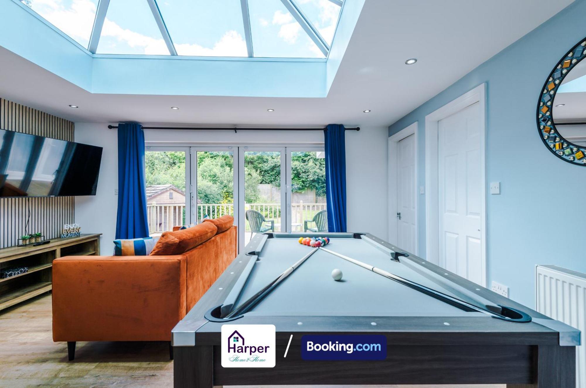 Spacious Detached Bungalow By Harperletting Short Lets & Serviced Accommodation Buckely With Pool Table & Driveway Buckley 外观 照片